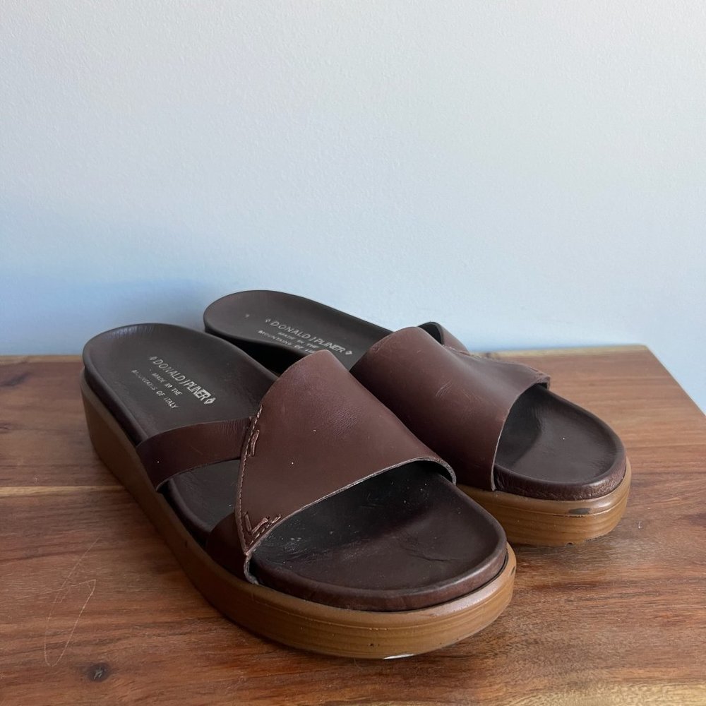 Donald J. Pliner Brown Sandals